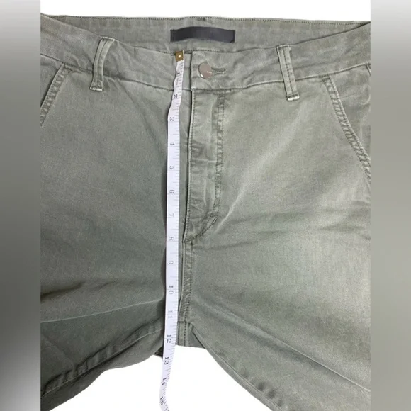 Joe’s Jeans High Rise Crop Jeans Green Size 30 The Slim Kick Ankle Trousers - Picture 5 of 9